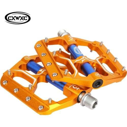 CXWCX V15 Bicycle MTB Pedals 3 Sealed Bearings Matte texture Flat Wide Platform Mountain Bike Pedales Bicicleta Accessories Part