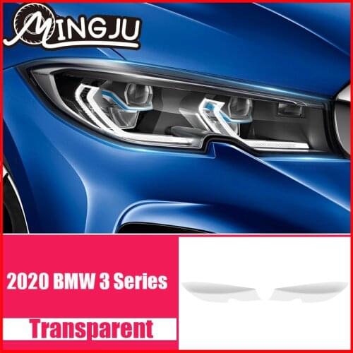 Automobile headlights refitting Film TPU black Sticker Cover Protective For 2020 BMW 3 three Series car accessories
