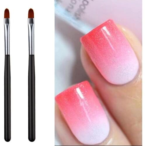 Nail Pen Brush Black Handle Pattern Painting Brush Acrylic UV Gel Extension Builder Professional Drawing Pen DIY Manicure Tool