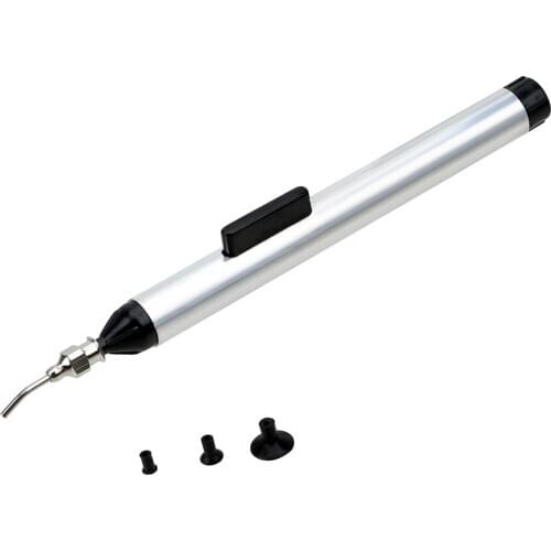 Vacuum Suction Pen Hand Tool Set Solder Picker With 3 Sizes Sucking Manually Pumping IC Tool Alternative Tweezers