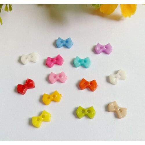 200pcs/lot About 6mm Mixed Mini Plastic Sewing Handmade Buttons for Scrapbooking craft Fashion Decorative buttons accessories