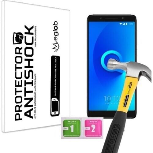 Screen protector Anti-Shock Anti-scratch Anti-Shatter compatible with Alcatel 3x 2019
