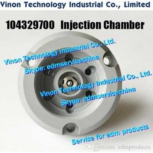 104329700 edm Injection Chamber Upper C303 Ø70x44Lmm for ROBOFIL 300,310,500,510,240,440. Charmilles 432.970, 432.970.0, 1004329