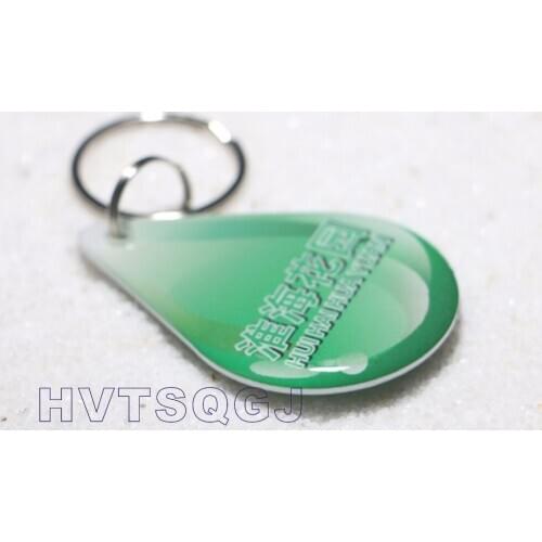 200pcs/lot 125khz cute shape customized contactless passive epoxy RFID mini card , nfc PVC + epoxy tag / sticker