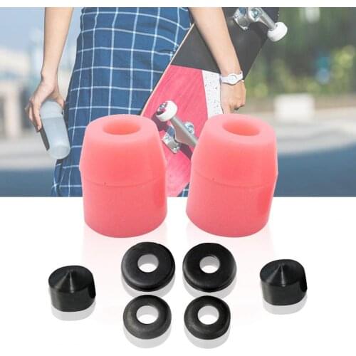 4 PCs/Set 3.25 Inch Skateboard Bushing Truck Wheels Axle Bushings Scooter PU Cushion Dancing Longboard Skateboard Accessories