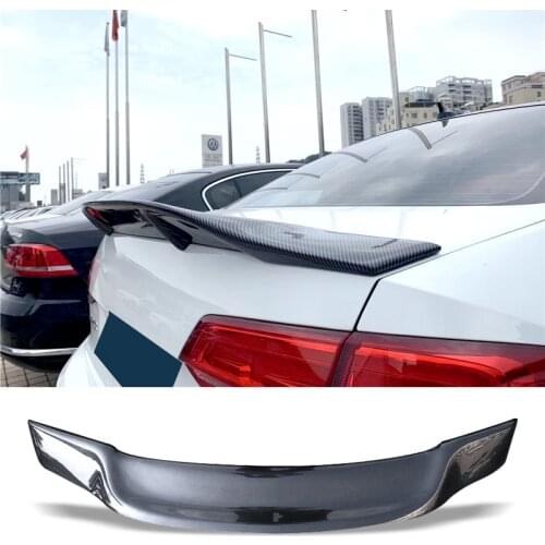 Car Trunk Spoiler Carbon Fiber FRP Auto Rear Trunk Wing R Style Refit Accessories Spoiler For Volkswagen VW Jetta 2015 - 2017