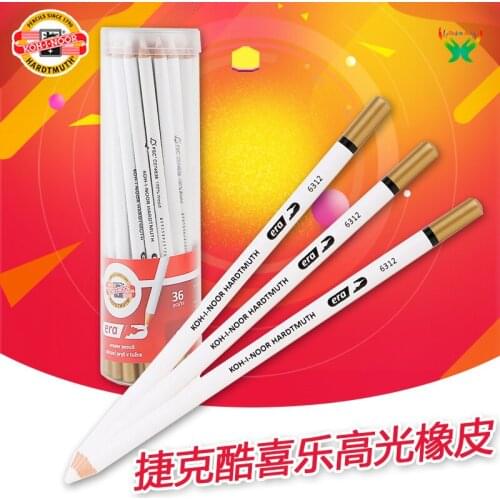 Czech Koh-i-Noor Pen - shaped highlight eraser sketch art with highlight eraser modeling pen - shaped eraser Highlight pen