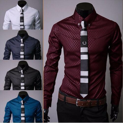 COCKCON Men's Slim Fit Shirts