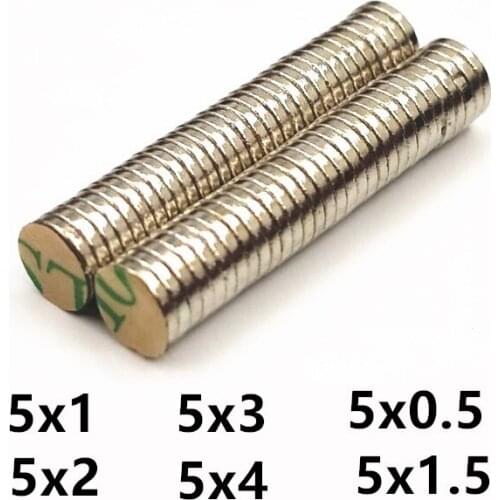 Dia=5mm 3M 300LSE magnetic Adhesive Round Sticker Circle magnet glue Belt with 3M self - adhesive