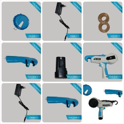 Plant protection electic binding and tying machine for vines