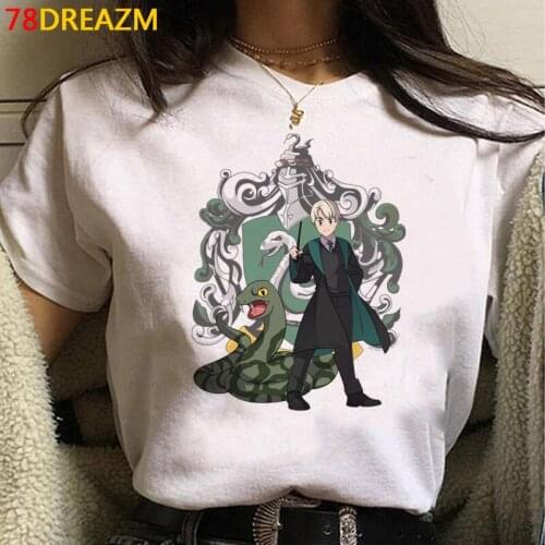 Draco Malfoy t-shirt t shirt women couple clothes plus size ulzzang japanese aesthetic t-shirt kawaii