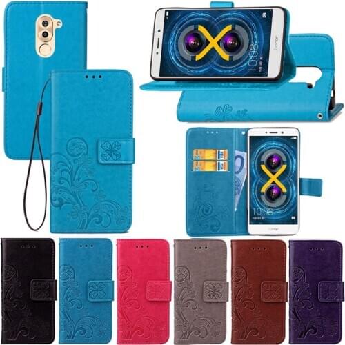 Huawei Honor 6X Case PU Leather Back Cover Phone Case For Huawei Honor 6X BLN-L21 BLN-L22 BLN-L24 Case Flip Protective Cover Bag