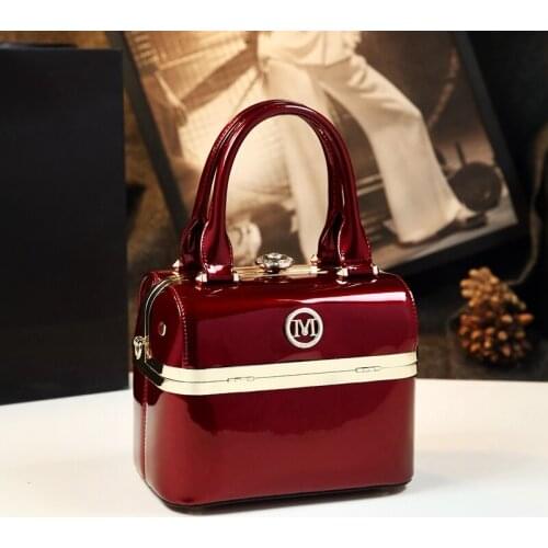 Fashion Leather Evening Bag Women Box Cosmetic Bag Square Hard Bag Niche Design Bag Box High-end Portable Messenger Bags