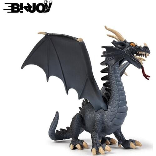 Fly Blue Dinosaur Figure Model Toy Western Dragon Collector Decor Kid Educational Ancient Animal Toys Decoration Kid Gift