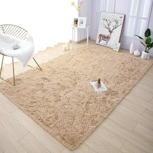 Soft Fluffy Rug Modern Shag Area Rug Bedroom Plush NonSlip Cute Carpet Living Room Carpet Nursery Dorm Indoor Decor Floor Carpet