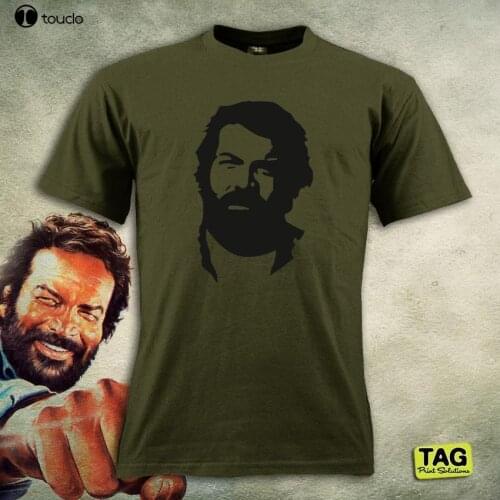 Hot New 2019 Summer Fashion T-Shirt BUD SPENCER - Italian Cult Movie - XL-L-M-S Jersey Lo Chimavano Trinity Tee Shirt