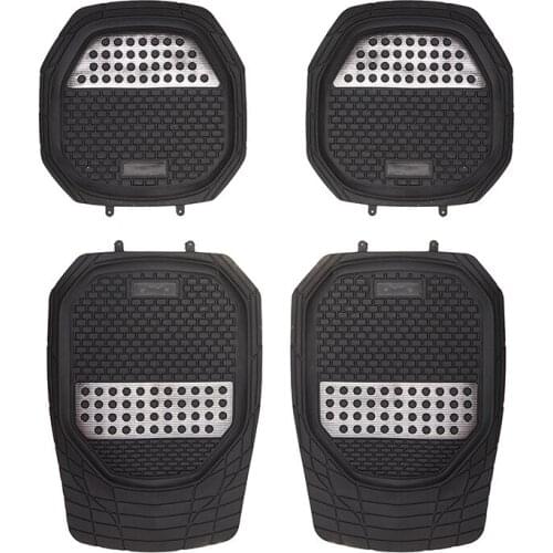 New Car Floor Mats 4-piece Set of PVC Waterproof Non-slip Floor Mats for All Seasons Wholesale