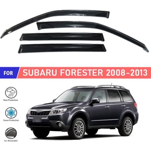 Window deflectors for Subaru Forester 2008-2013 car window deflector wind guard vent sun rain visor cover car styling