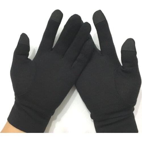 Unisex Smart Fingers Washable 100% Australia Merino Wool Glove Liner, Merino Wool Inner Glove, Merino Wool Glove