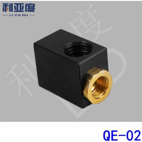 QE-02 G1/4 Quick exhaust valve pneumatic cylinder exhaust valve flow control valve control valve