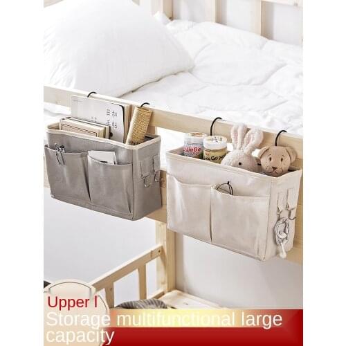 Bedside Supporter Dormitory Upper Storage Fantastic College Student Bed Phone Hanging Bag Bedroom Bedside Fabric Hanging Basket