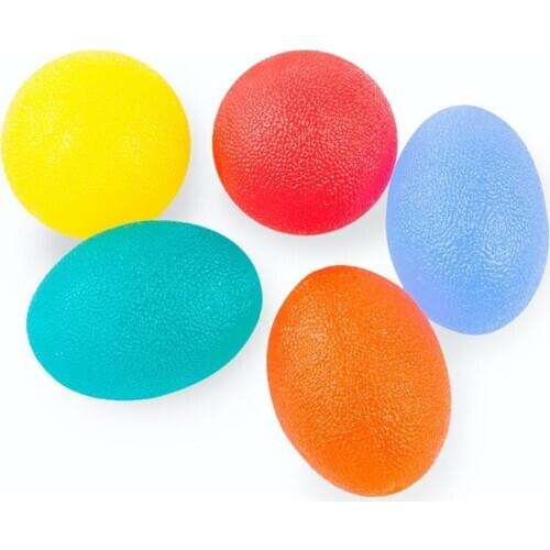 Silicone Egg Fitness Hand Expander Gripper Strengthening Ball Relief Wrist Exerciser Stress Energy Finger Trainer Forearm S0K1