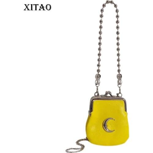 XITAO Pattern Shoulder Bags Fashion New Women Mini Chain Bag 2021 New Trendy Fashion All-match Minority Shoulder Bags WMD2954