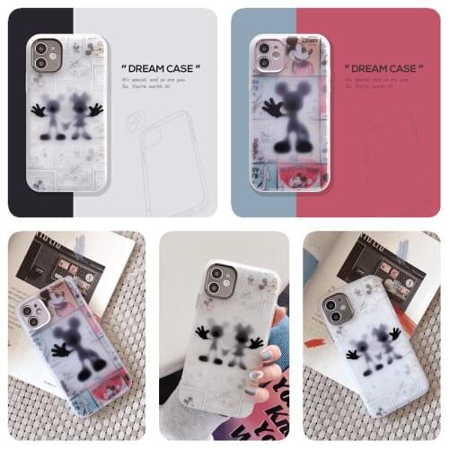 Disney Mickey Mouse cartoon phone case For Apple iPhone 11 12 Pro Max mini 6 7 8 plus XR X XS MAX 5 5S SE Shockproof Case Cover