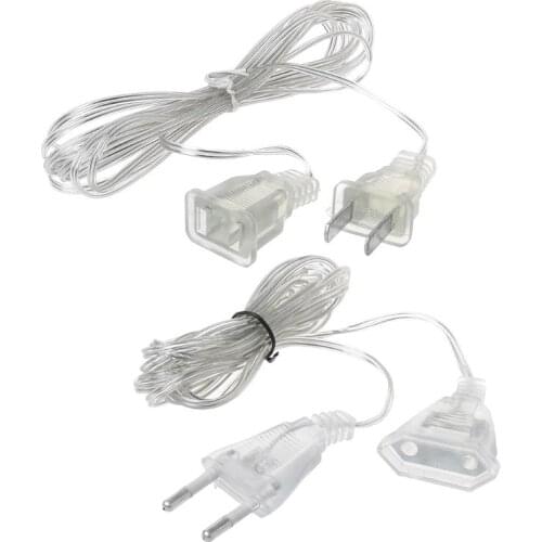3m Power Extension Cable Plug Extender Wire For LED String Light Christmas Lights