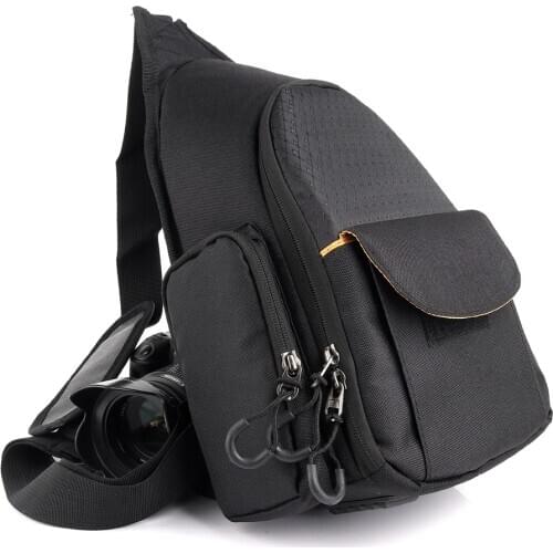 Waterproof DSLR Camera Bag Case For Canon EOS 1300D 750D 200D 60D 800D 5D II III IV Triangle Crossbody Camera Backpack Lens Bag