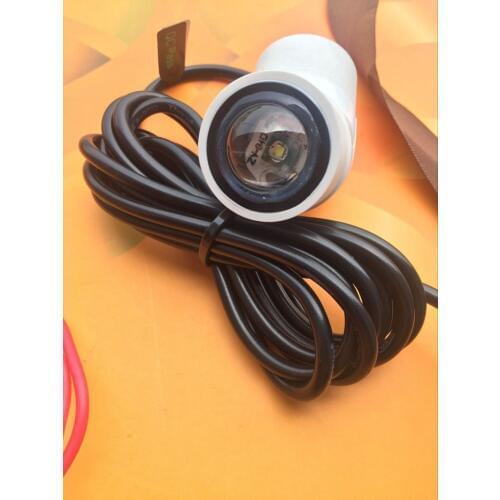 Waterproof Fish Lighting White Fish Lured Lamp 3W Marine Boat Yacht Light 12V DC