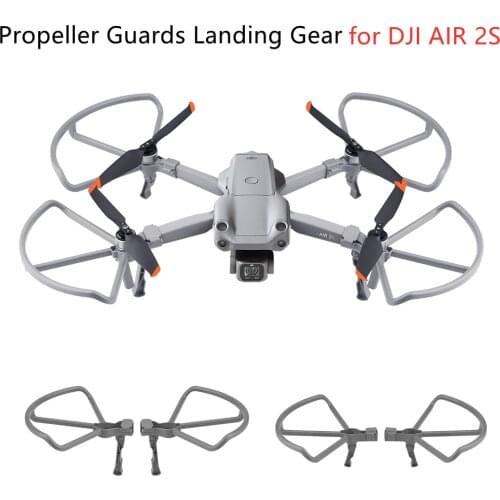 Propeller Guards Landing Gear for DJI AIR 2S Propellers Propeller Blade Bumper Extension Legs Shielding Ring Drone Accessoriess