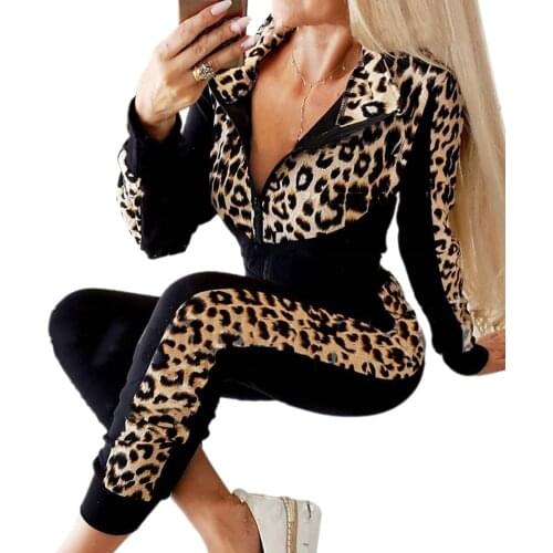 One Piece Women Reflective Playsuit Long Sleeve Club Jumpsuit Romper Trousers V-Neck Hooded Tracksuit Running Jogger Sport Pants