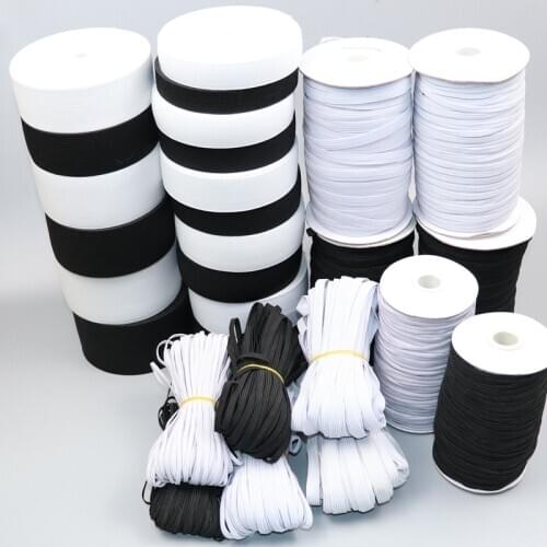1Meter/lot 2-6cm Flat Elastic Band Sewing Garment Accessories Nylon rubber band Clothing Trousers DIY Webbing Sewing Accessories