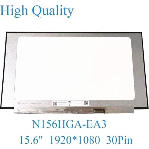 1920X1080 Original N156HGA-EA3 REV.C4 N156HGA EA3 46% NTSC Colour 30 Pins 15.6" Slim LCD Screen FHD
