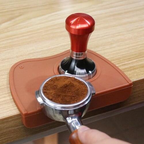 Barista Coffee Anti-skid Mat Espresso Latte Art Pen Tamping Holder Pad Coffeeware Tampers Coffee Grind Soft Silicone Mat