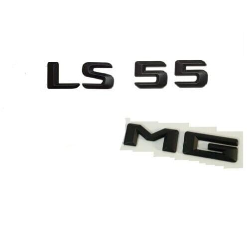 Black Letters Sl 55 for ///AMG Trunk Badge Emblem Emblems for Sl 55 amg