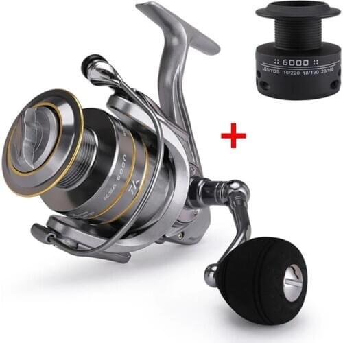 High Quality 14+1 BB Double Spool Fishing Reel 5.5:1 Gear Ratio High Speed Spinning Reel Carp Fishing Reels For Saltwater