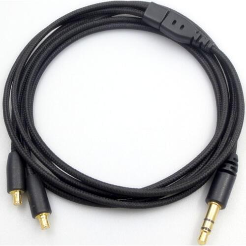 ZSFS A2DC Earphone Replacement Cable 3.5mm OFC Audio Cable for ATH-CKR90 CKR100 CKS1100 Earphones