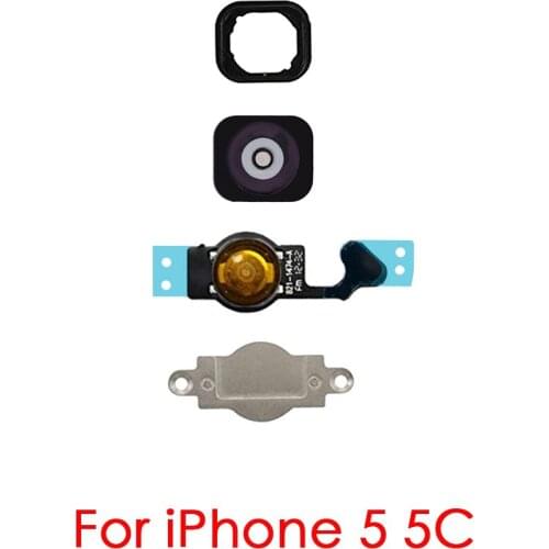 Home Button Key With Flex Cable For iPhone 5S SE 5C 5 Return Back Home Button Assembly for Apple iPhone 5S SE 5C 5