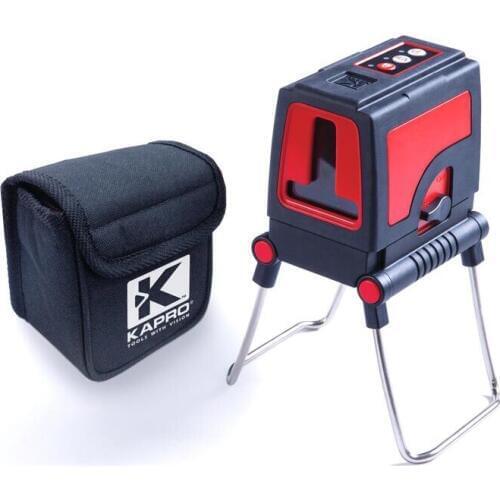 KAPRO Free Shipping High Precision Professional 2 Lines Self Leveling Laser Level With Vertical Horizontal Red Cross Line