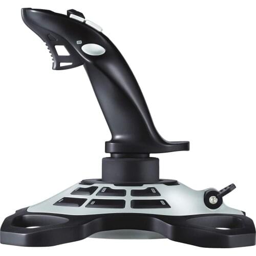 Logitech Extreme 3D Pro Joystick Windows Precision Twisted Rudder Control 12 Programmable Button 8 Way Fire Trigger