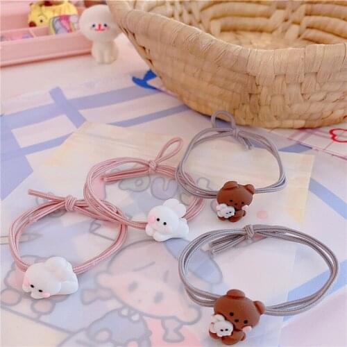 2pcs/lot Cute Baby Headband Rabbit Hairbands For Kids Soft Fabric Elastic Girls Hair Bands NewBorn Hair Accessories Gift