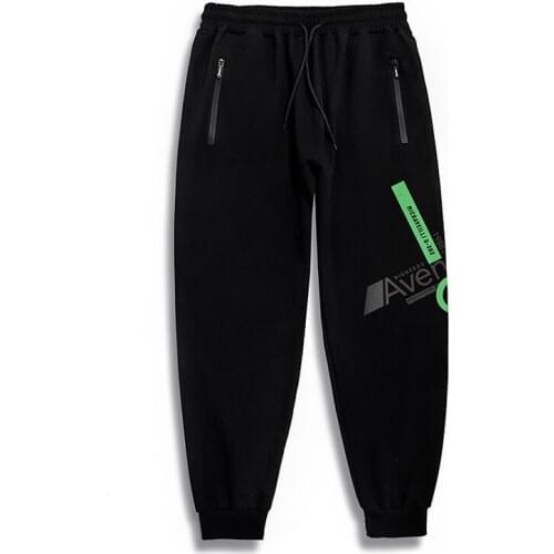 Plus 7XL-2XL Mens Jogger Sweatpants Casual Skinny Cotton Pants Gyms Fitness Workout Trousers Male Spring Sport swearpants Track