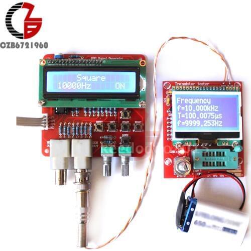 DIY KITS LCD M328 Transistor Tester LCR Diode Triode Capacitance Voltage Meter PWM Square Wave Frequency Signal Generator