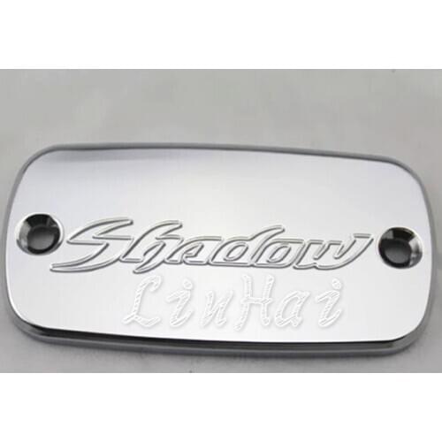 NEW CHROME FRONT BRAKE FLUID CAP Fit For Honda Shadow Ace Spirit Velorex VLX Deluxe