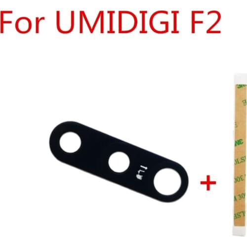 Original For UMIDIGI F2 Cell Phone Back Camera Lens Glass Cover Repair Part