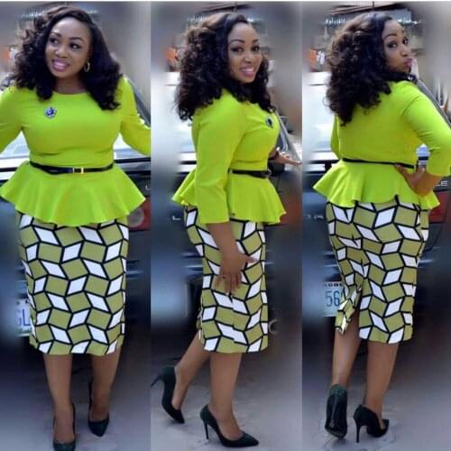 2019 new elegent fashion style summer african women cotton plus size dress L-5XL