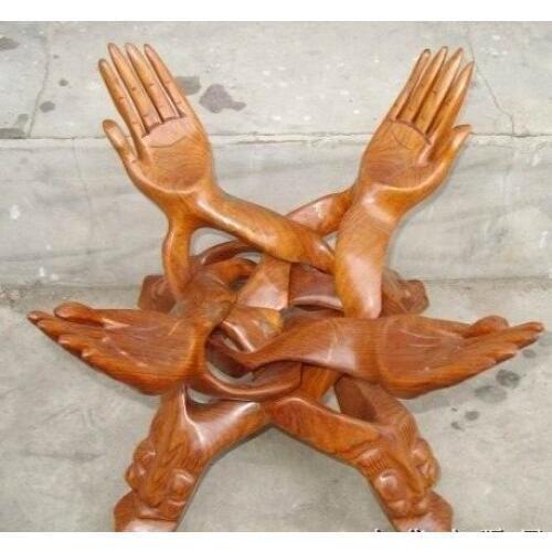 Rare Qing Dynasty(Qianlong:1736-1795)wooden adornment,best carving, free shippping