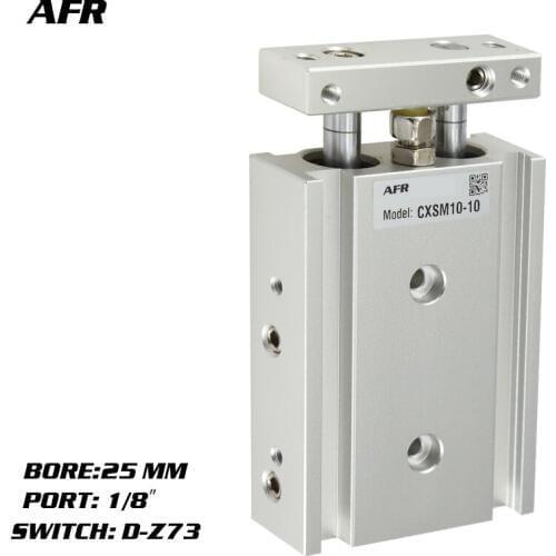 SMC Type Dual Rod Cylinder Basic TYPE double cylinder / double shaft cylinder CXSM25-80 CXSM25-90 CXSM25-100 -Z73 -Y59A